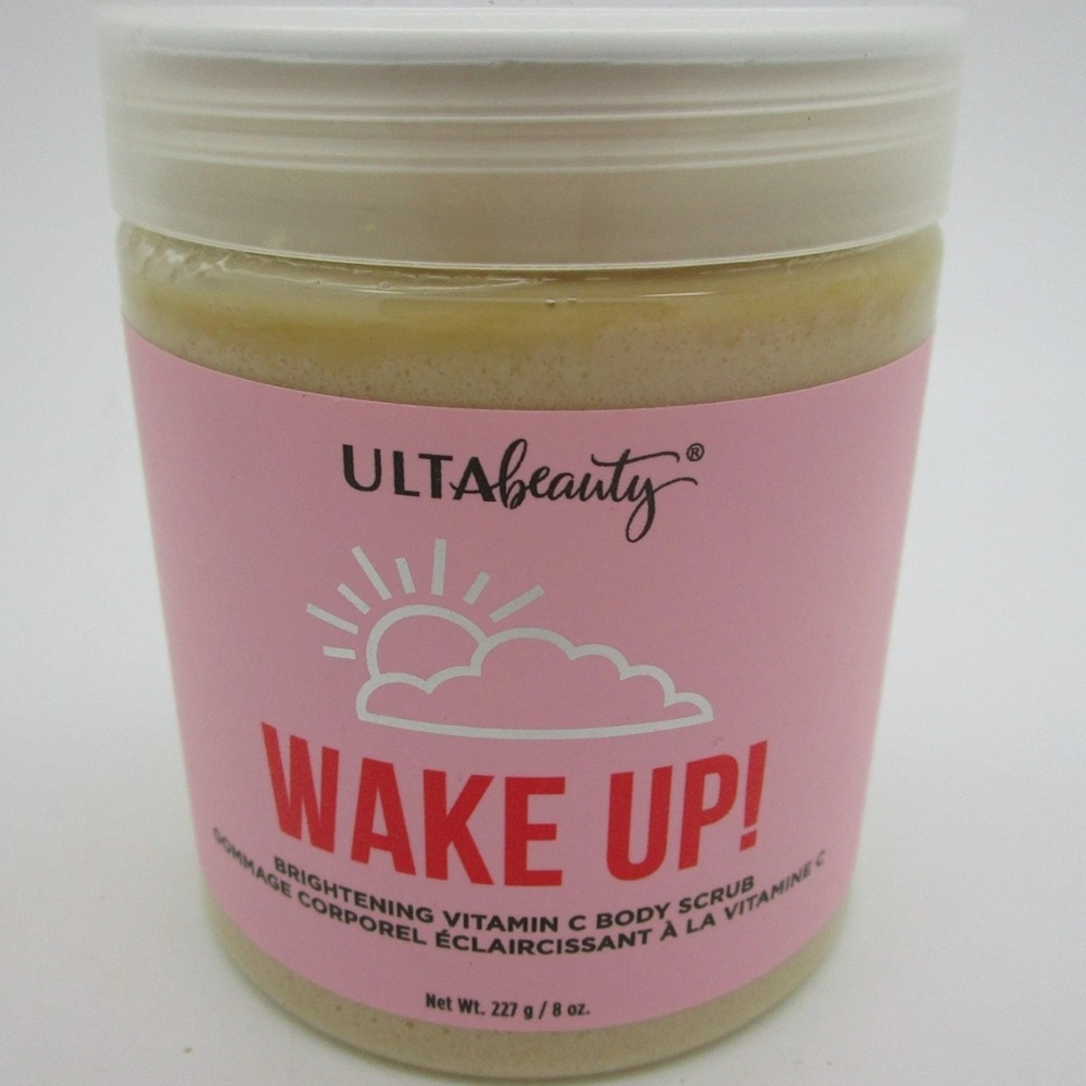 Ulta Beauty Wake Up! Vitamin C Body Scrub - Pink and White